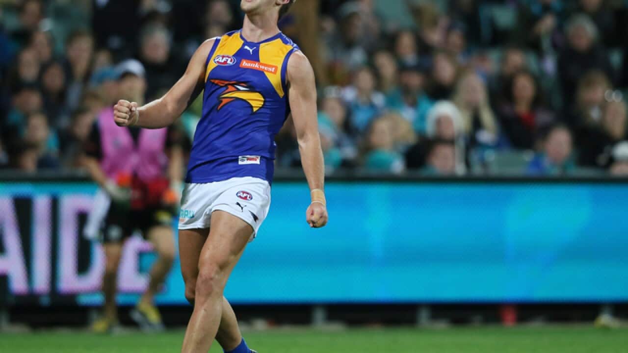 Callum Sinclair of West Coast Eagles.