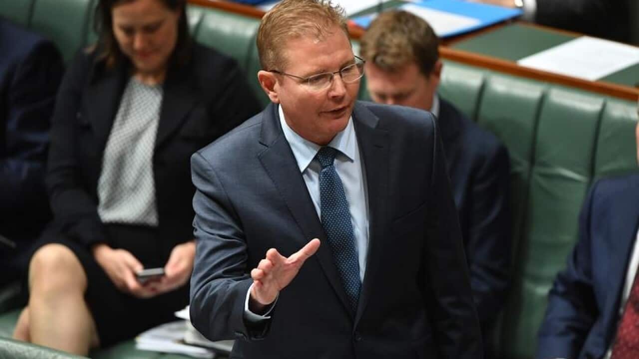 Minister for Small Business Craig Laundy during Question Time.
