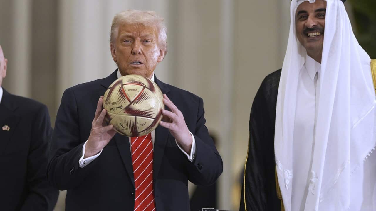 Donald Trump,Sheikh Tamim bin Hamad Al Than