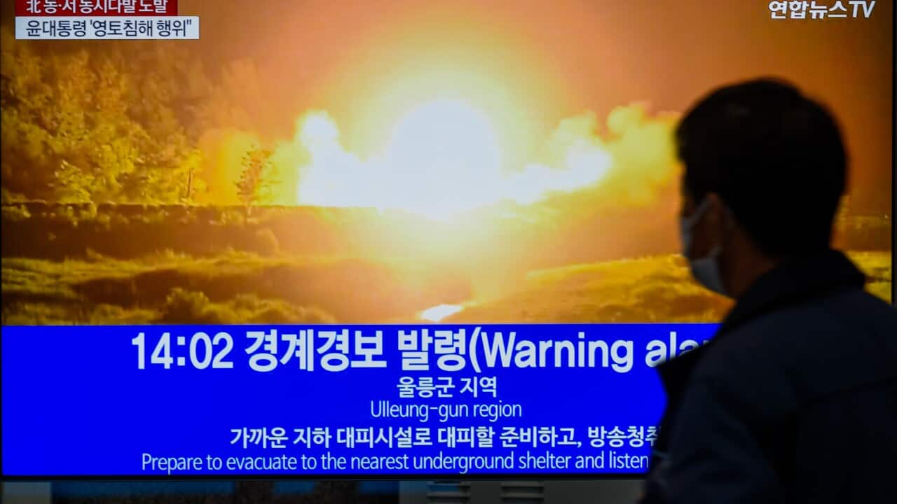 North Korea fired three short range ballistic missiles in Seoul, South Korea - 2 Nov 2022