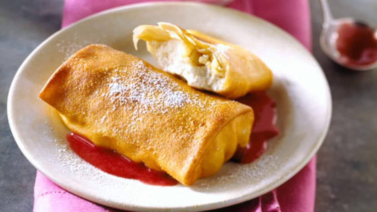 Cheese blintzes