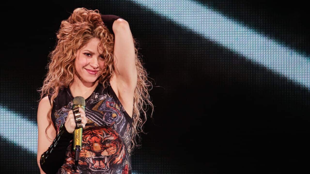 Colombian singer Shakira 