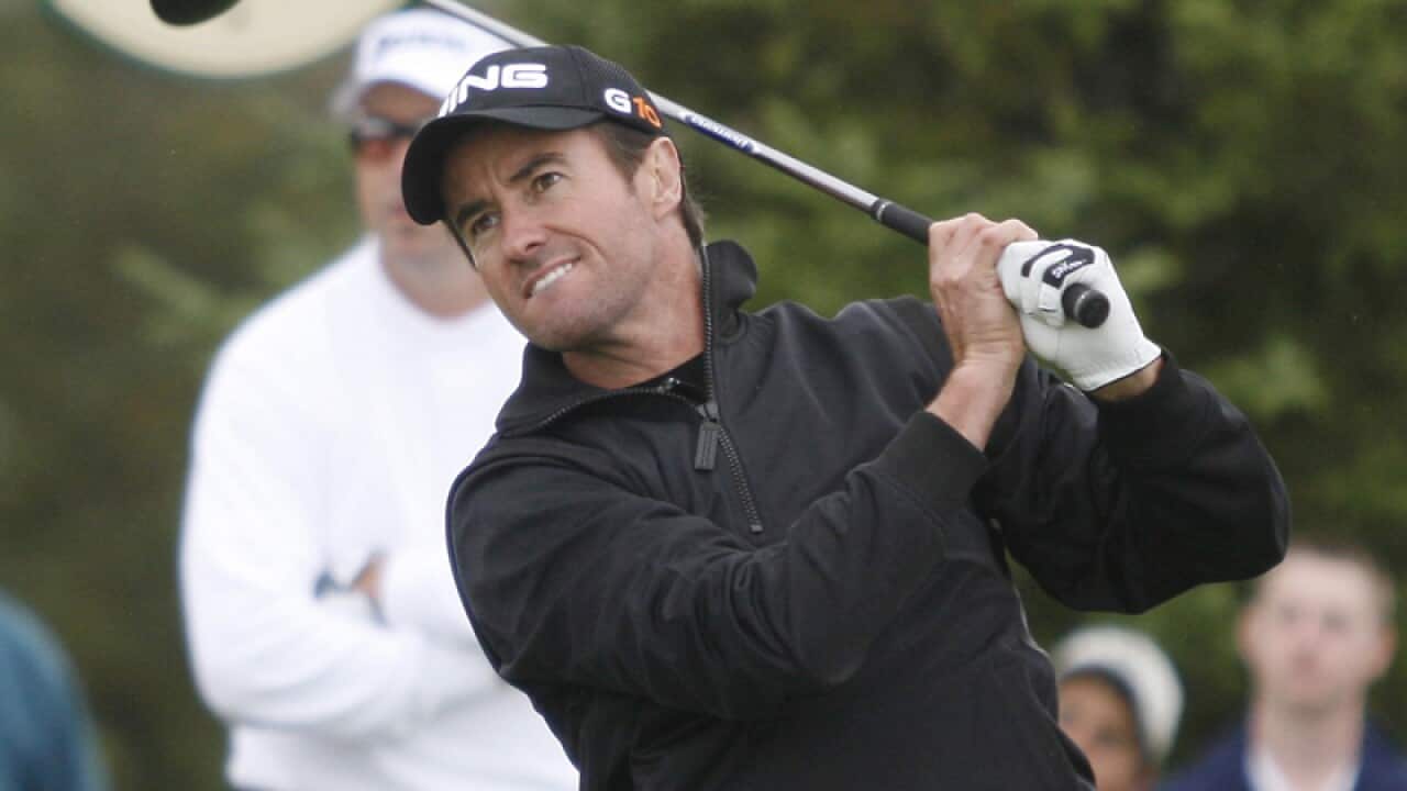 Mark Hensby, of Australia