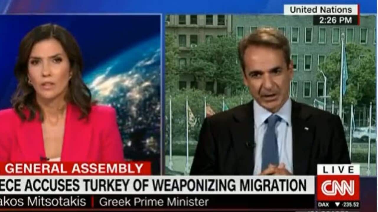 Ο πρωθυπουργός της Ελλάδας Κυριάκος Μητσοτάκης στο CNN