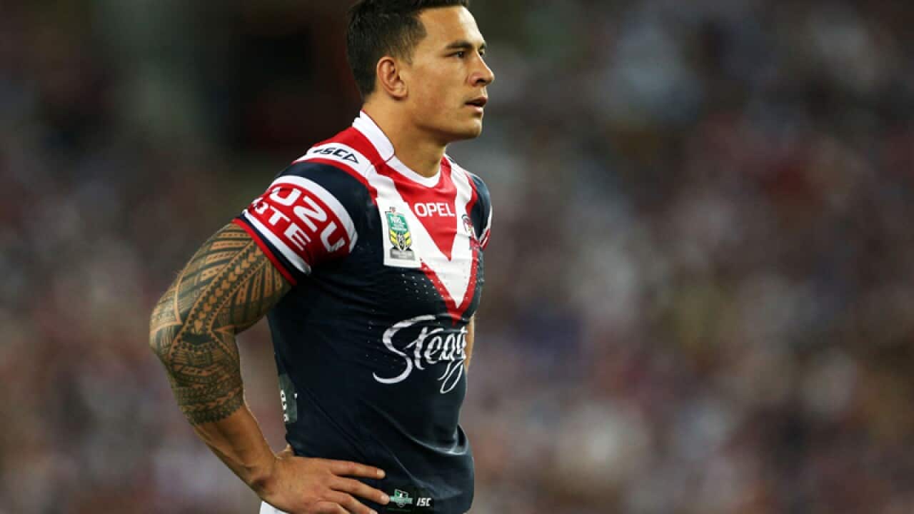 The Roosters' Sonny Bill Williams