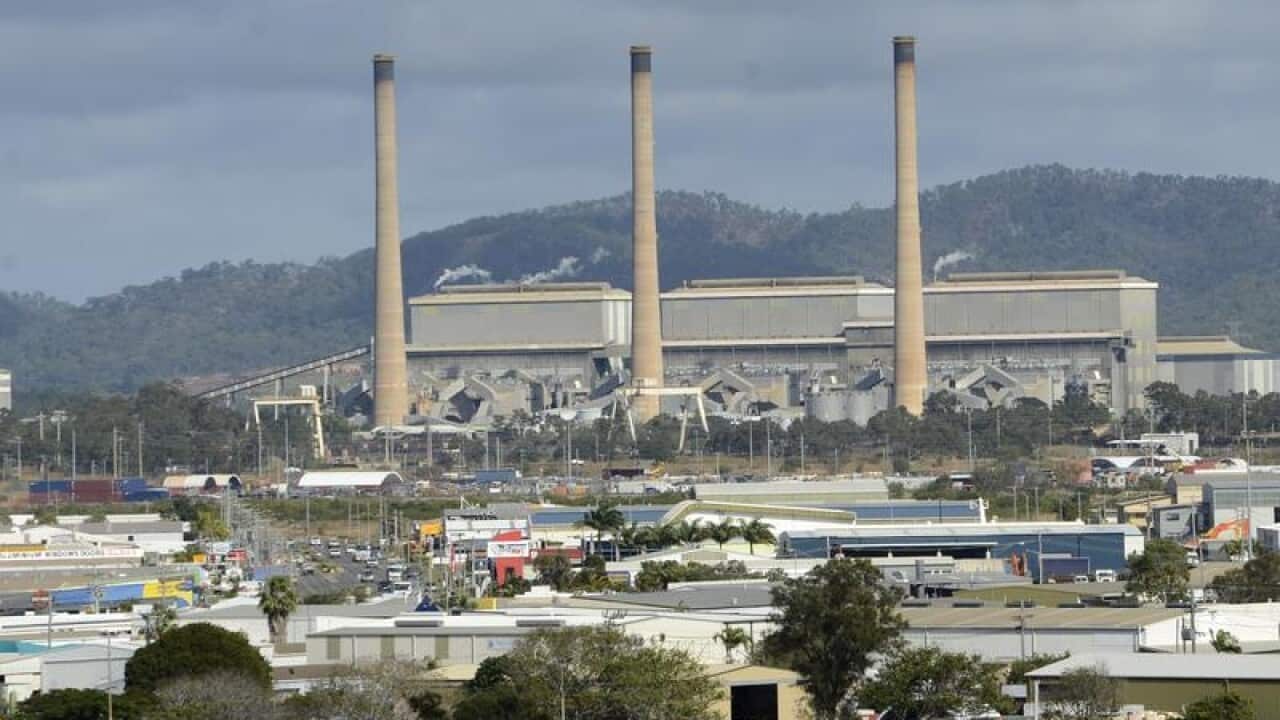 A file image of the Gladstone industrial area