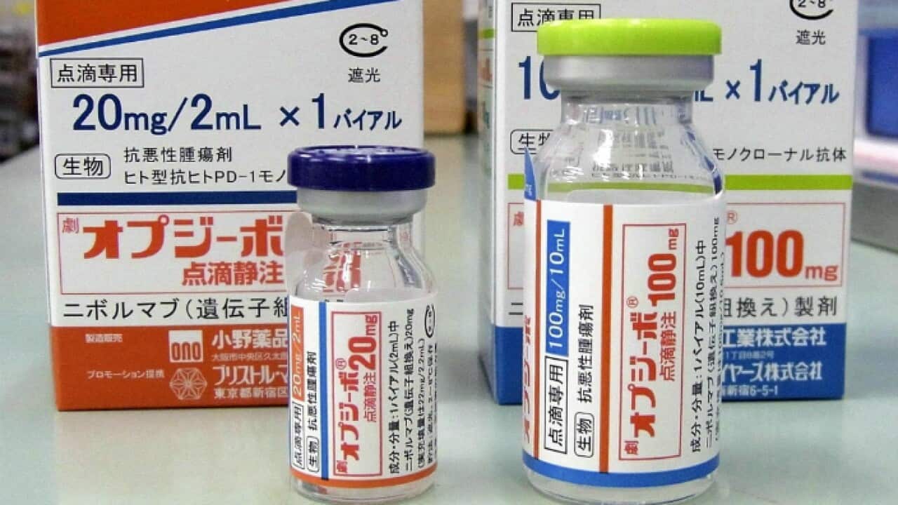 Immunotherapeutic drug against cancer Opdivo