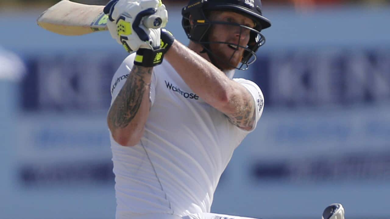 England's batsman Ben Stokes