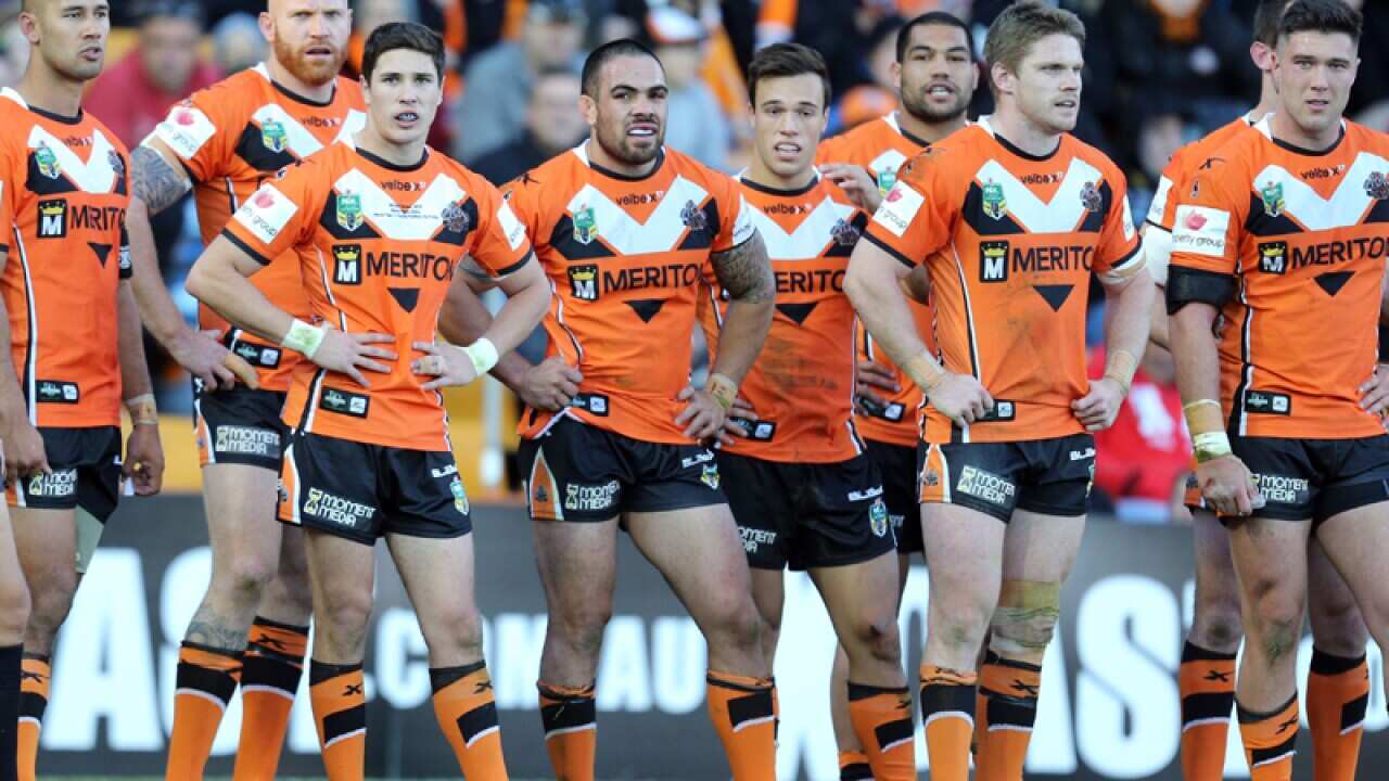 Tigers players look dejected