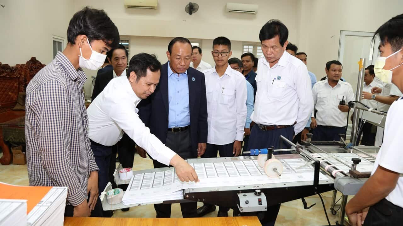NEC ballot printing for Cambodia General Election in July 2023