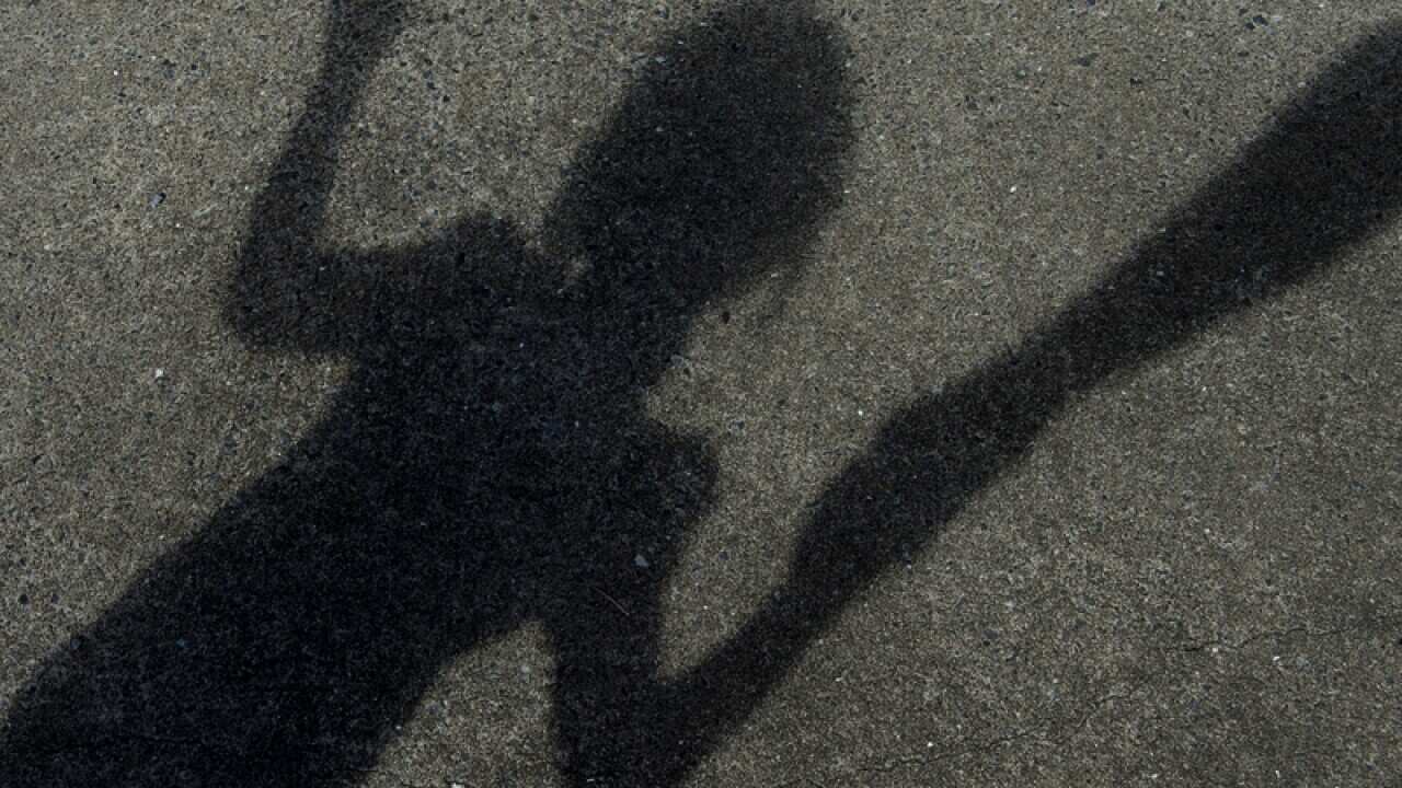 The shadow of a child