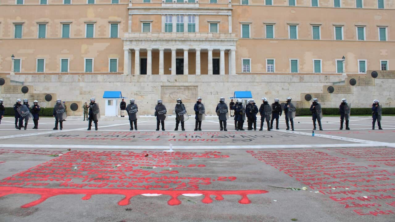 Greece: Students protest the education bill that will introduce private universities