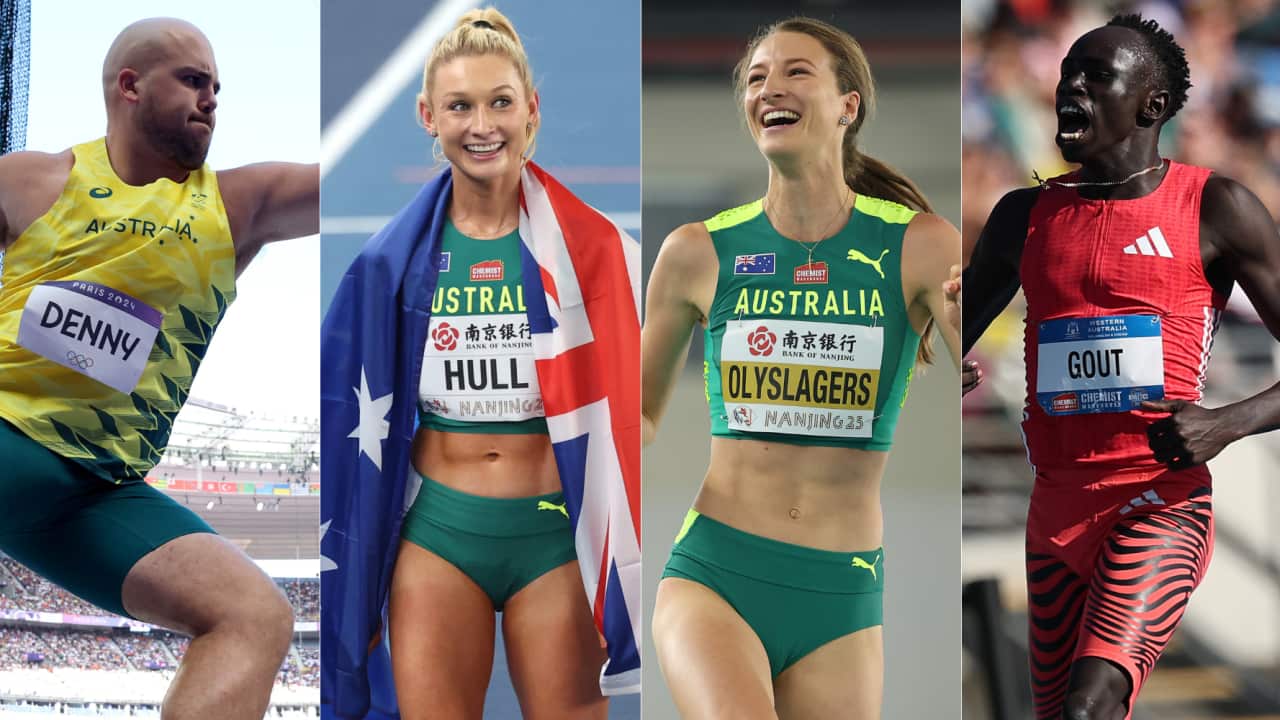Matt Denny, Jess Hull, Nicola Olyslagers and Gout Gout will all compete at the 2025 World Athletics Championships.