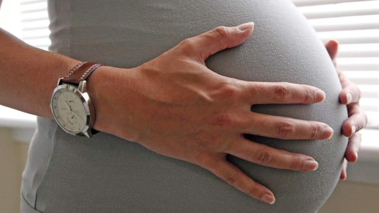 Image of a pregnant woman.