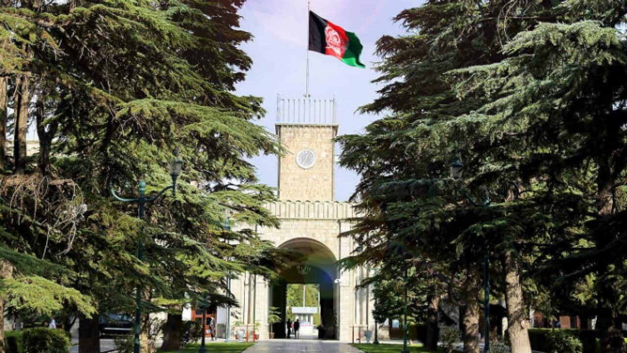 Afghanistan presidential palace.