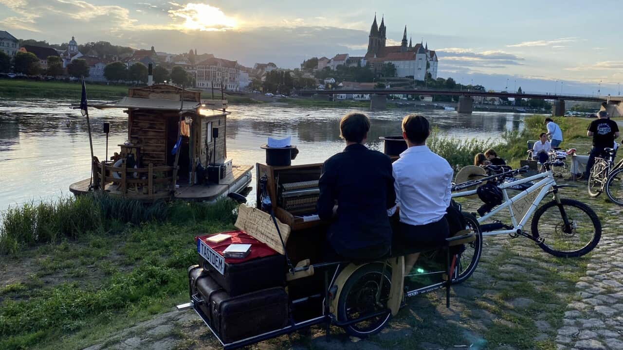Artists Germany Piano Bike Tandem