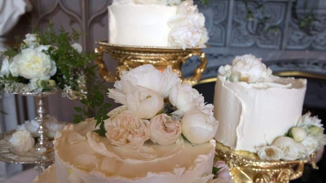 The Duke and Duchess of Sussex's wedding cake by Claire Ptak.