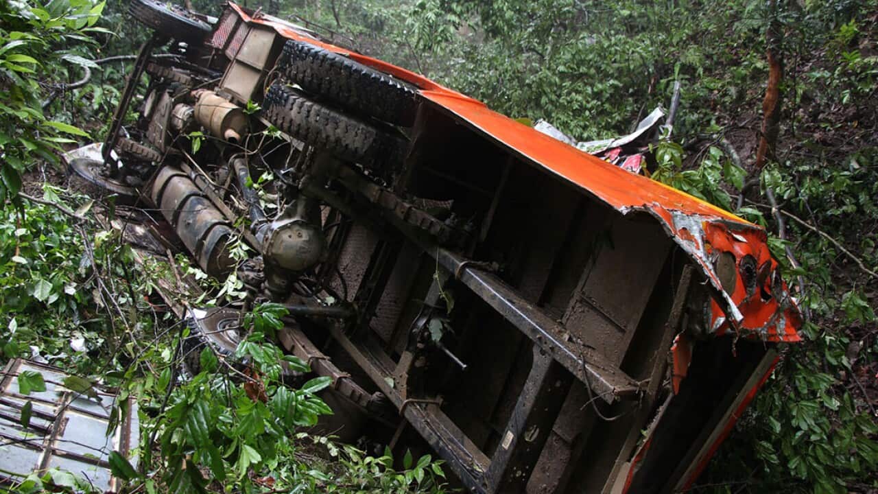 Bus crash in Palpa left 14 dead.