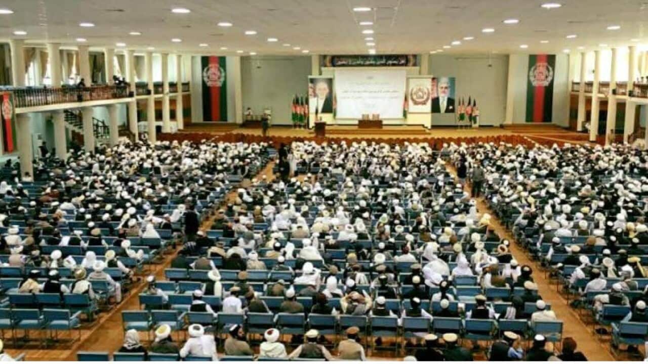 Afghan Religious leaders gathering in Kabul