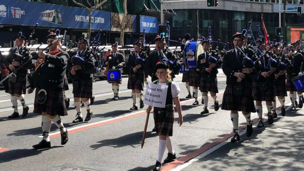 Anzac parade in Sydney 25/4/2018