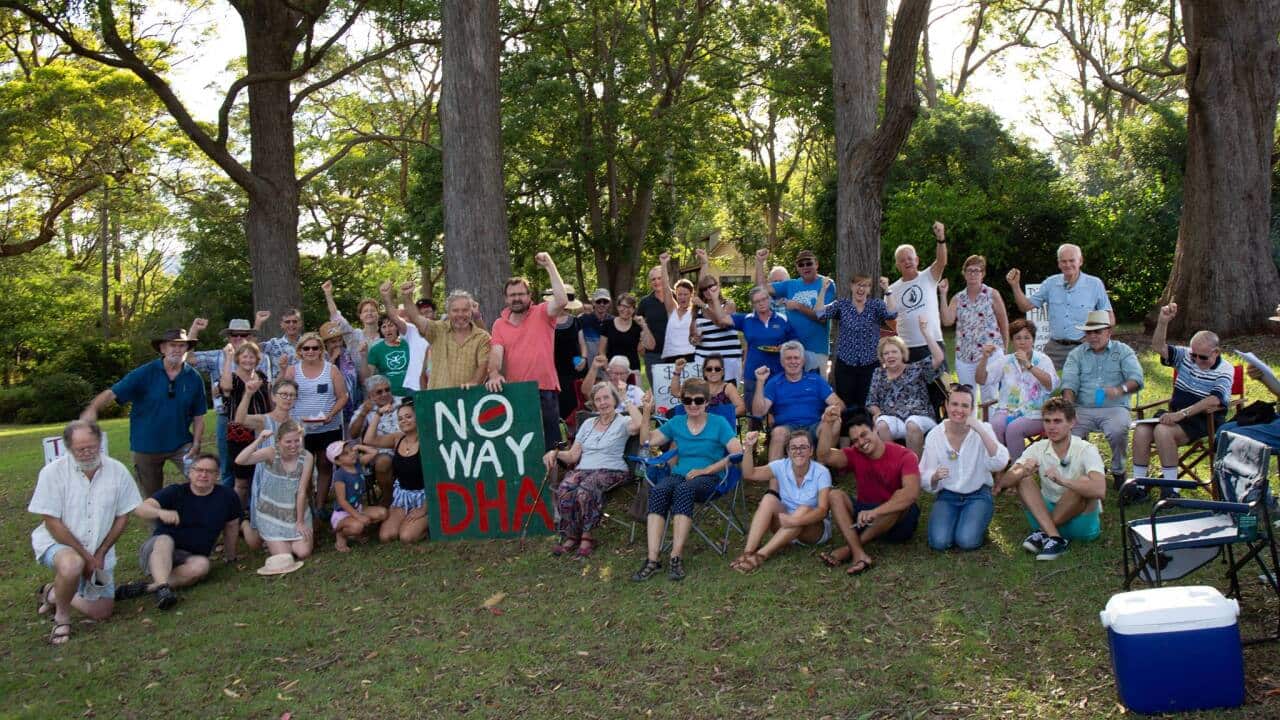 Members of the Save Mount Lofty group.