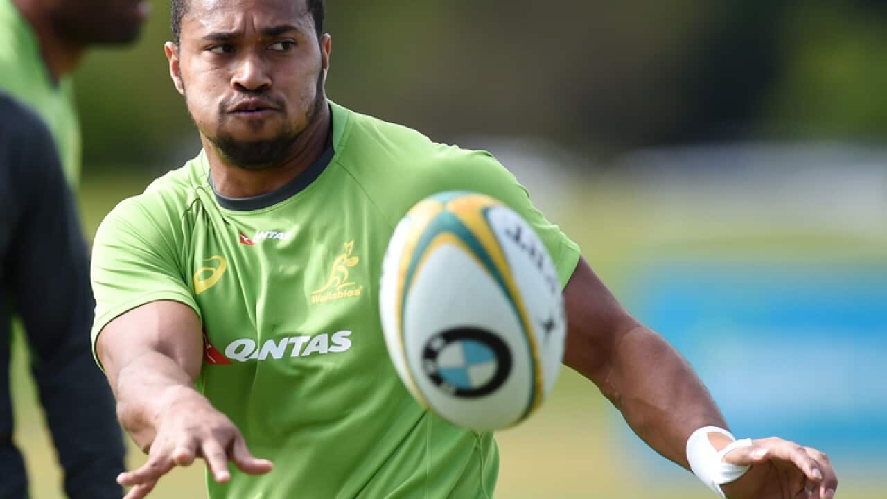 Melbourne Rebels winger Sefa Naivalu