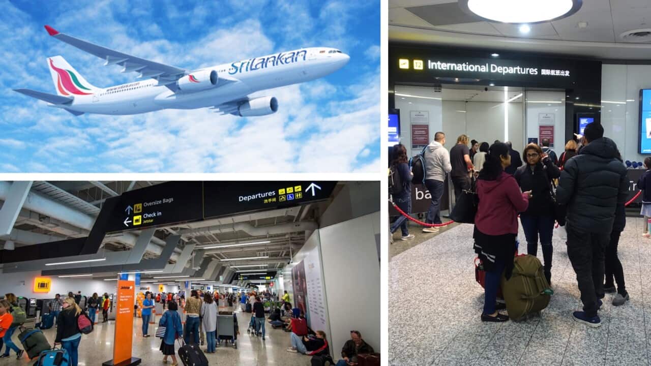 special charter flight for Sri Lankan students in Australia.