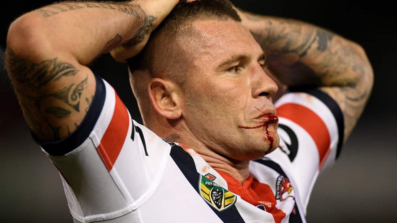 Shaun Kenny-Dowall of the Roosters