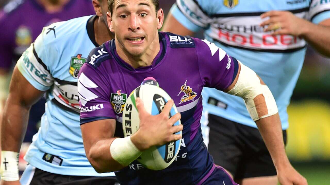 Melbourne Storm star Billy Slater