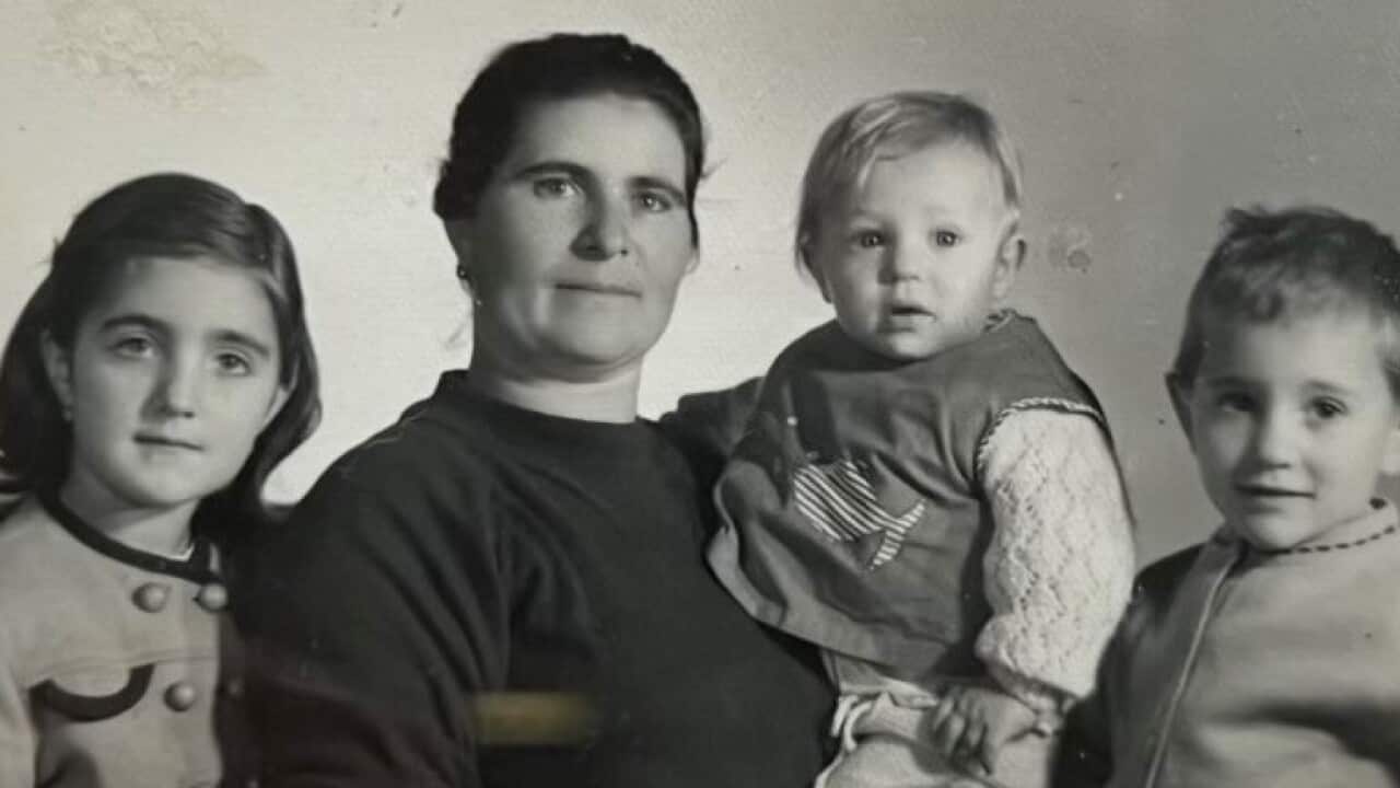 Giovanna Cardamone and her family in 1967.