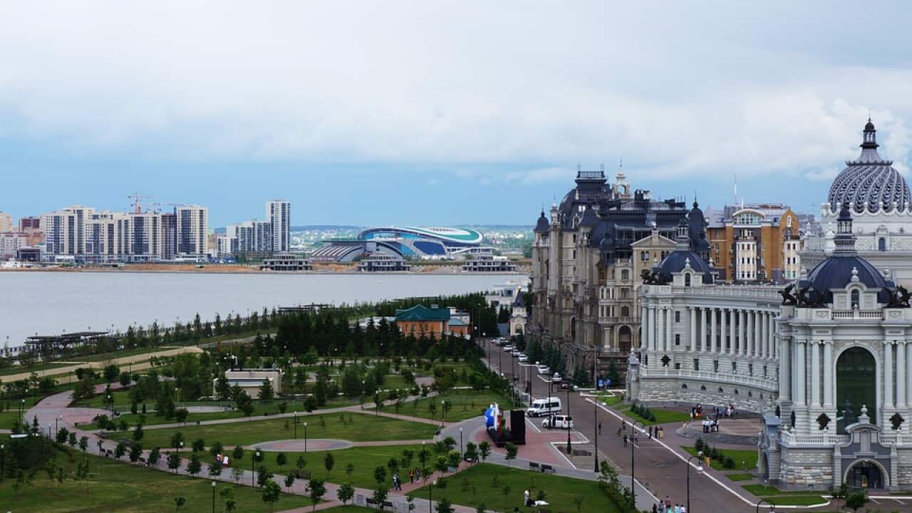 Kazan, the city held the first match of socceroos