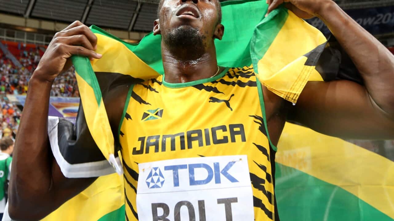 Usain Bolt wins world 100m