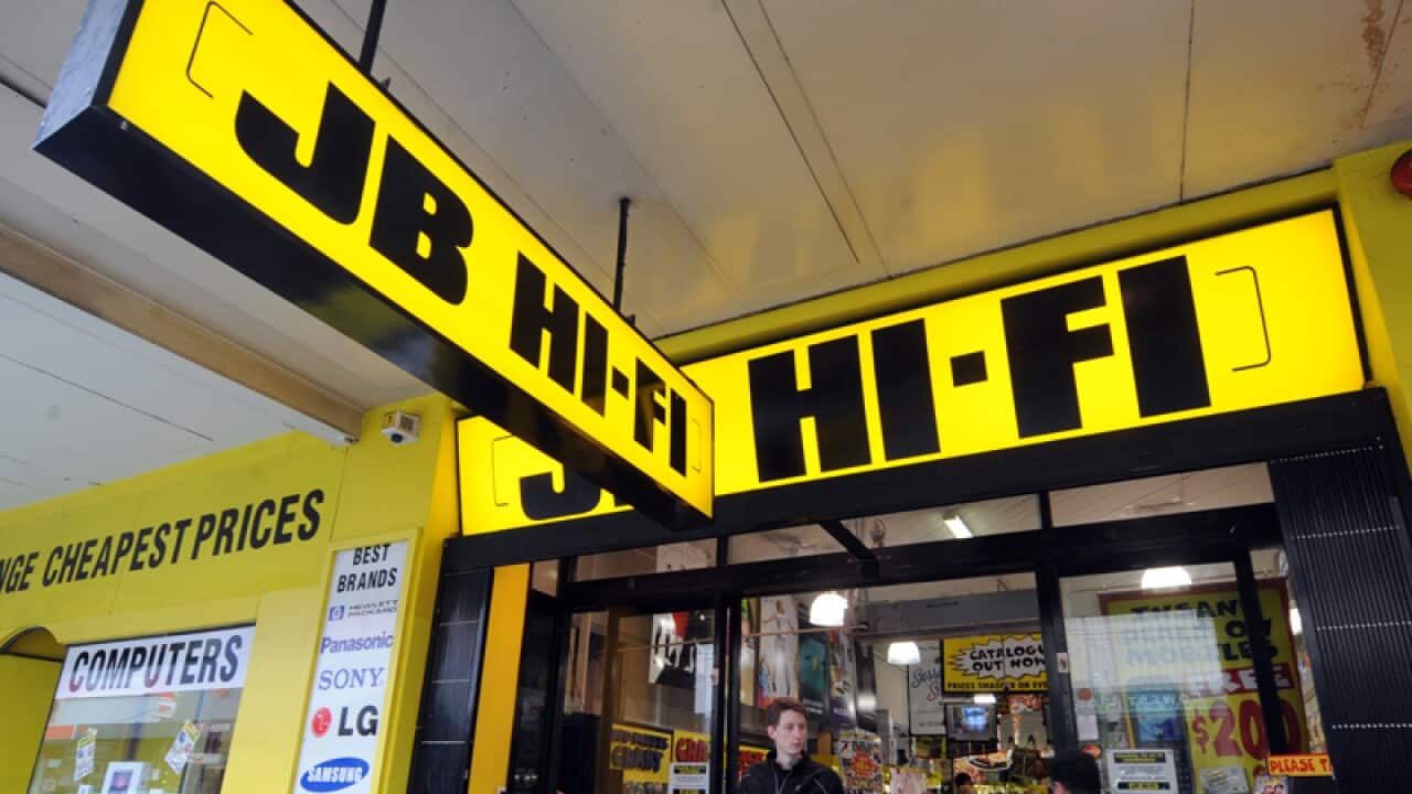 File photo of JB Hi-Fi
