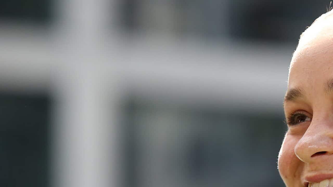 Ash Barty won Person of the Year at the NAIDOC awards (AAP)