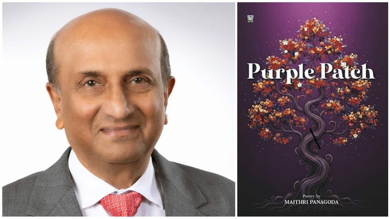 Maithri Panagoda, and his latest book, “Purple Patch“