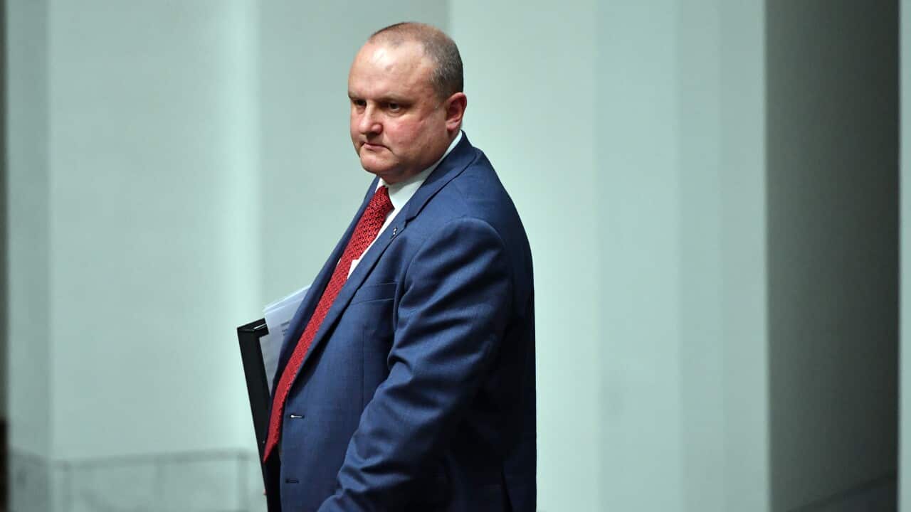 Assistant Minister for Customs Jason Wood during Question Time in the House of Representatives at Parliament House in Canberra, Monday, 21 October, 2019.