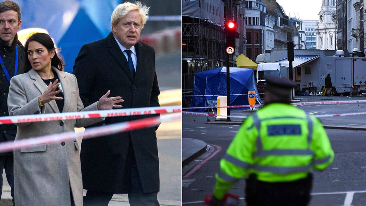 Prime Minister Boris Johnson has vowed to review Britain's sentencing system after a convicted terrorist released early from prison stabbed two people to death.