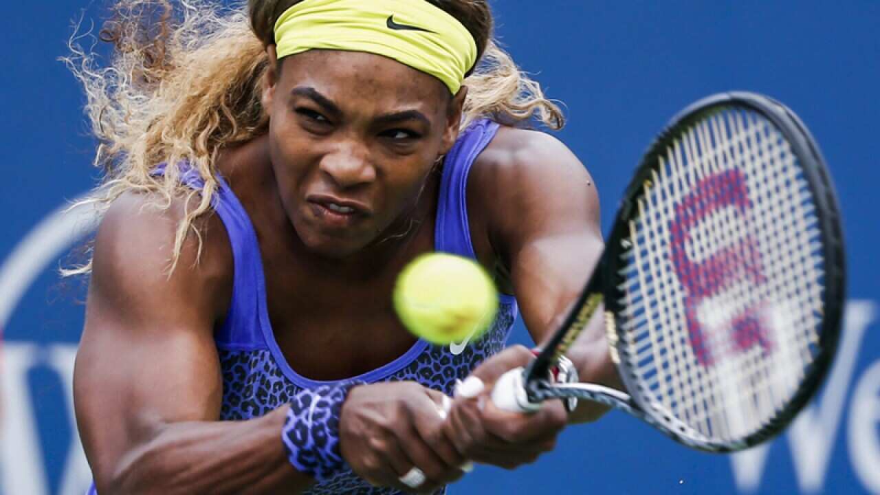 Two-time defending champion Serena Williams
