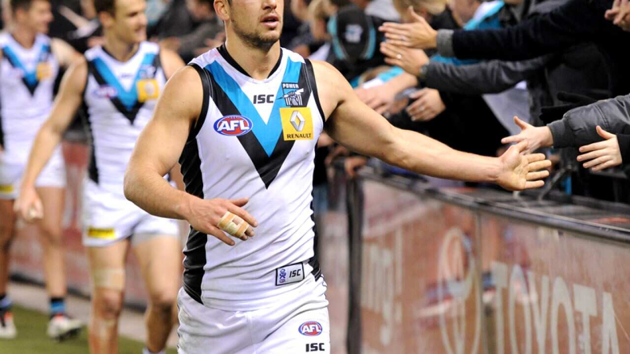 Port Adelaide AFL player Travis Boak