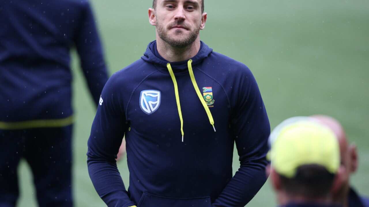 South African captain Faf du Plessis