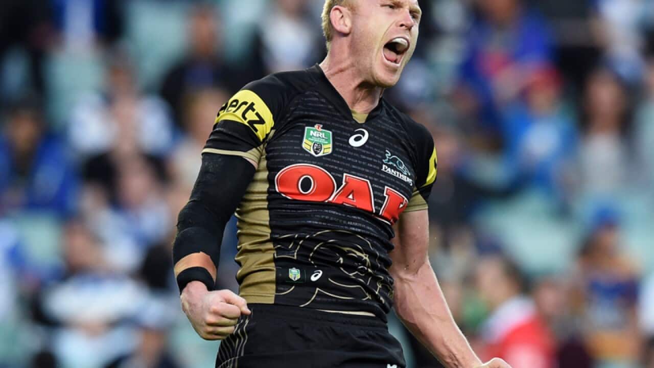Peter Wallace of the Panthers