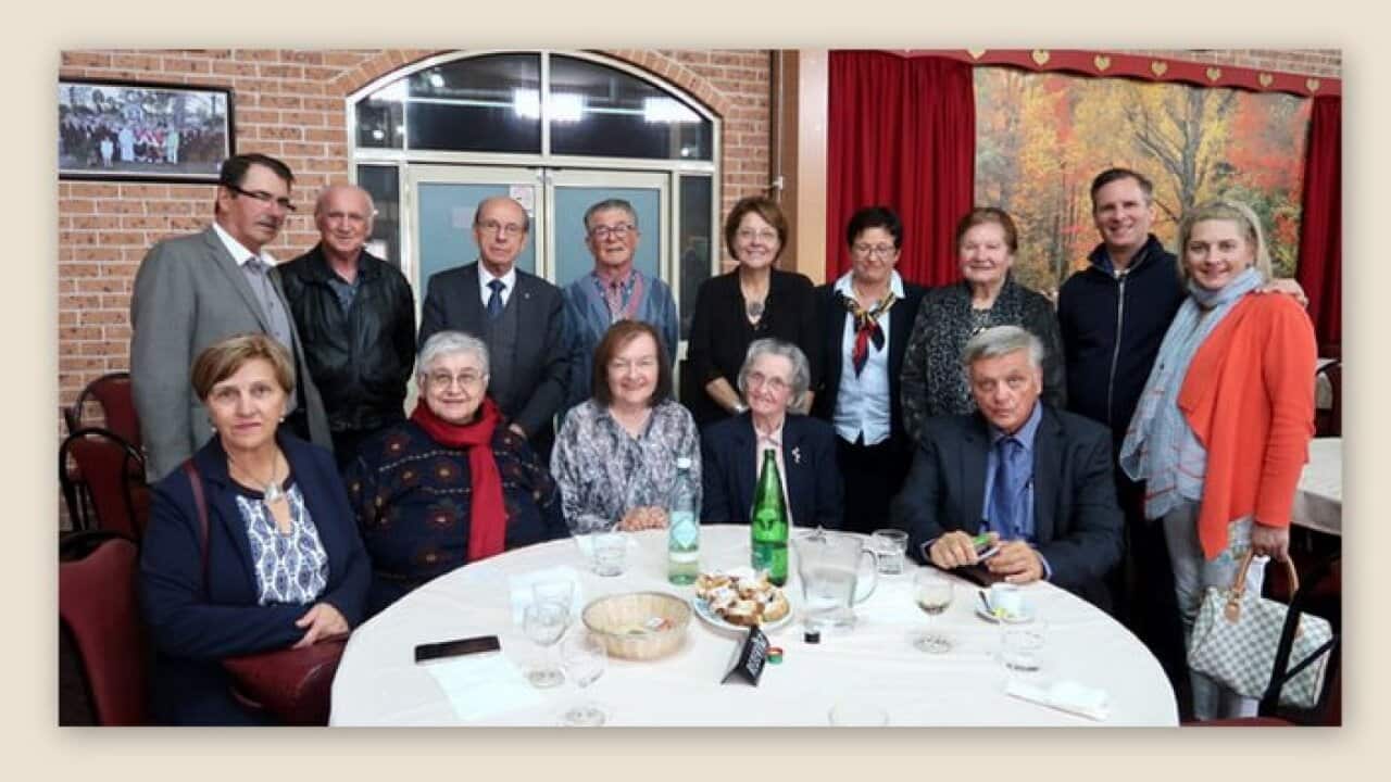 Visiting Dean and professors with the Slovenian community at Slovenian Association Sydney (Stičišče Avstralskih Slovencev)