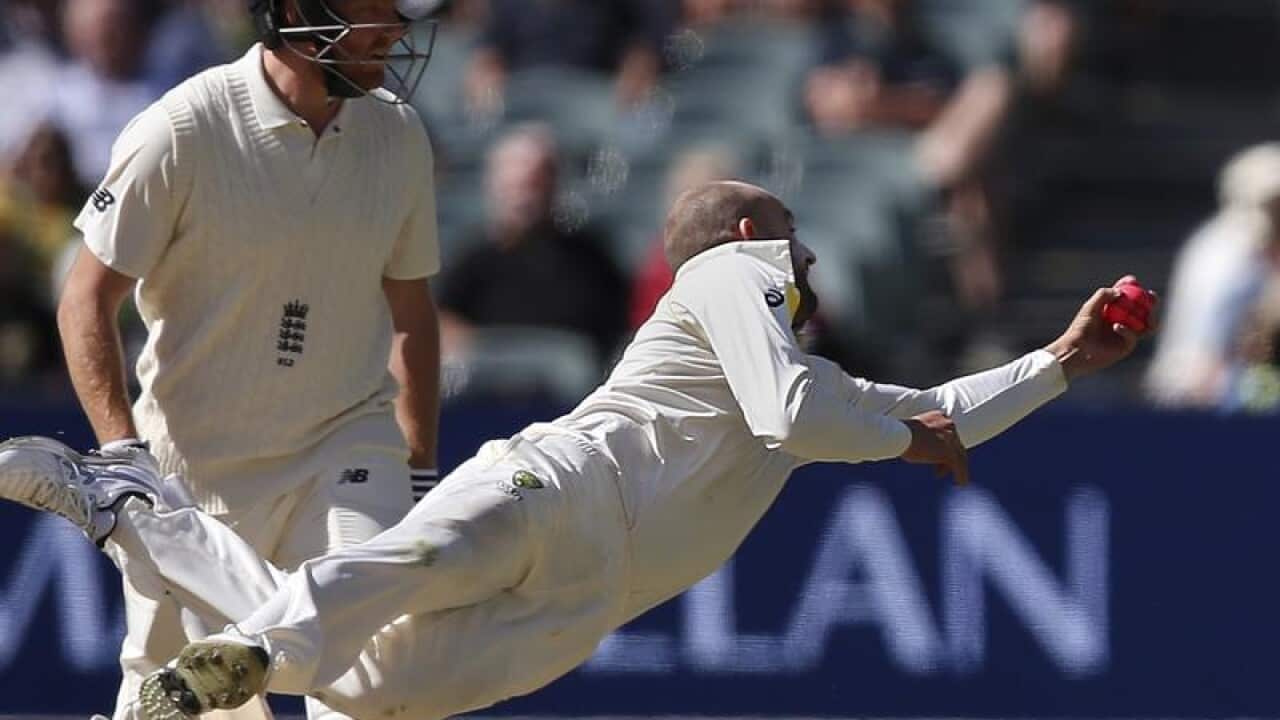 Australia's Nathan Lyon.