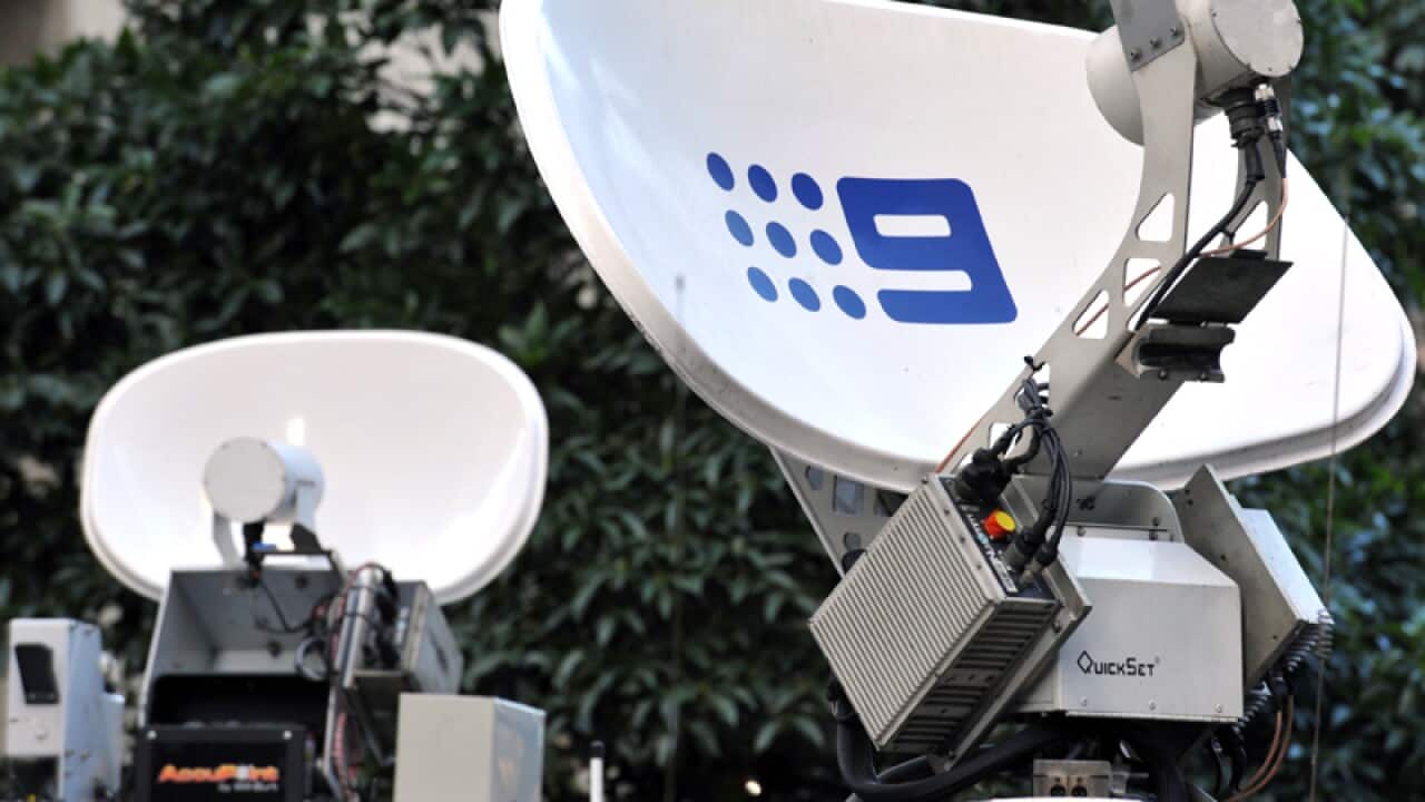 Channel Nine signage in Sydney