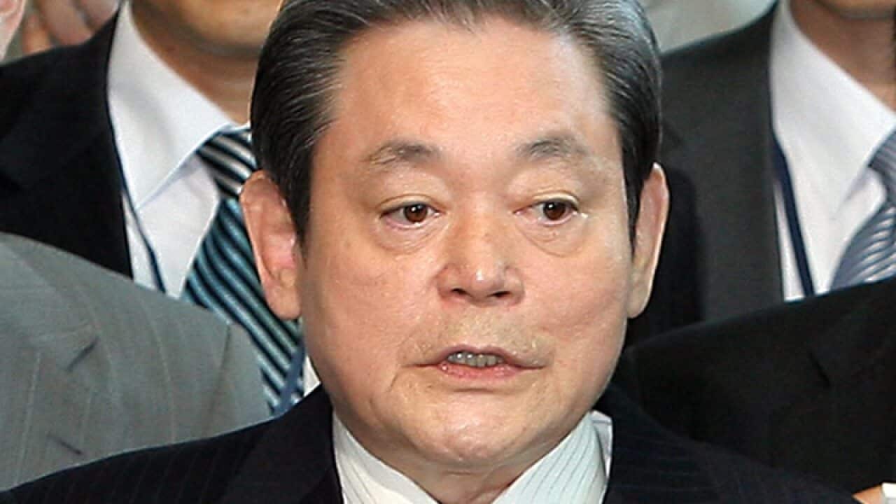 Samsung chairman Lee Kun-hee has died at 78.