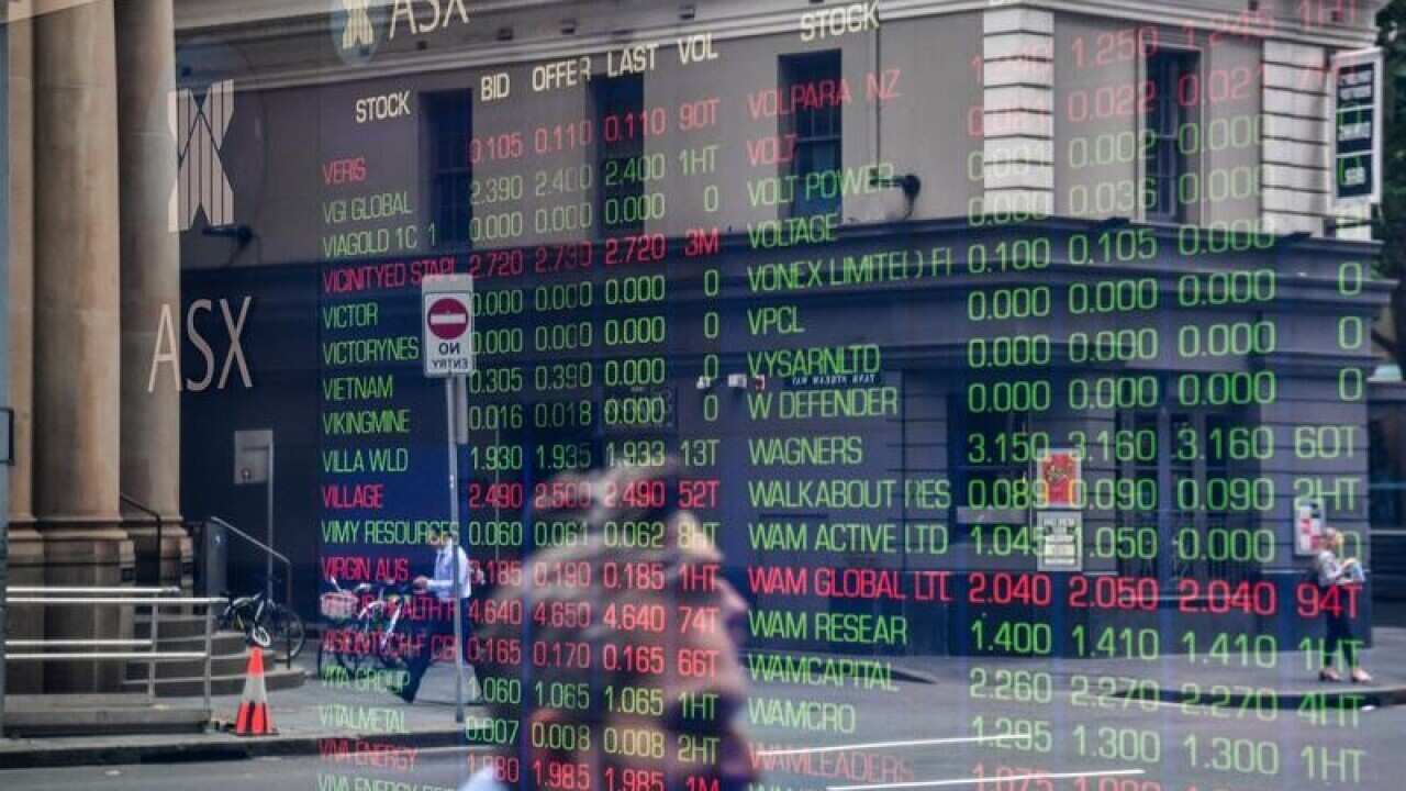 ASX board.
