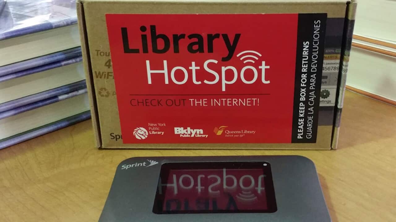 A mobile wireless internet hotspot