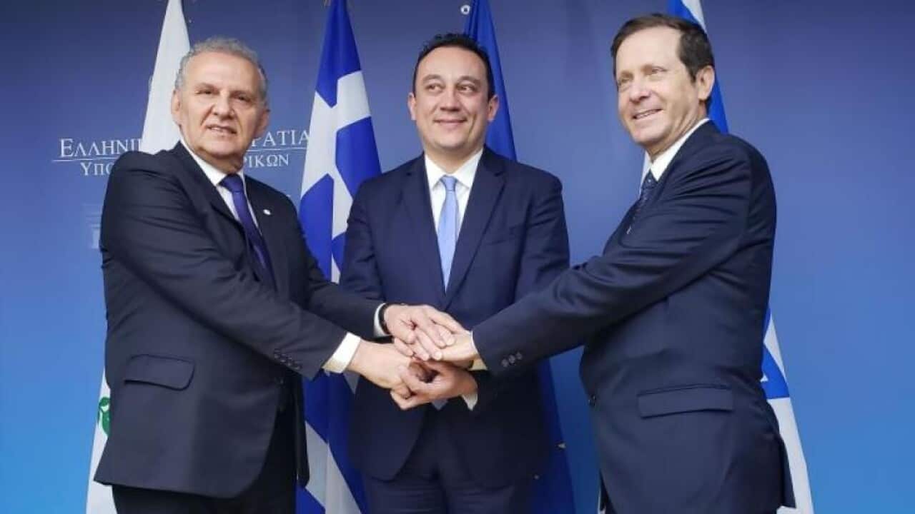 Photis Photiou, Kostas Vlassis, Isaac Herzog.
