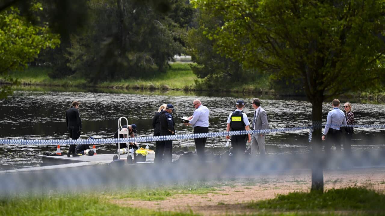 BODIES FOUND CANBERRA LAKE