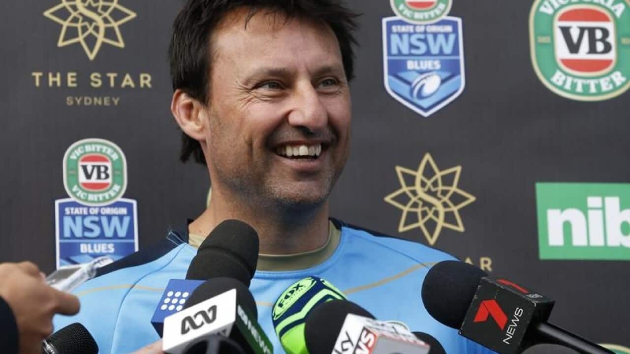 New South Wales Blues coach Laurie Daley